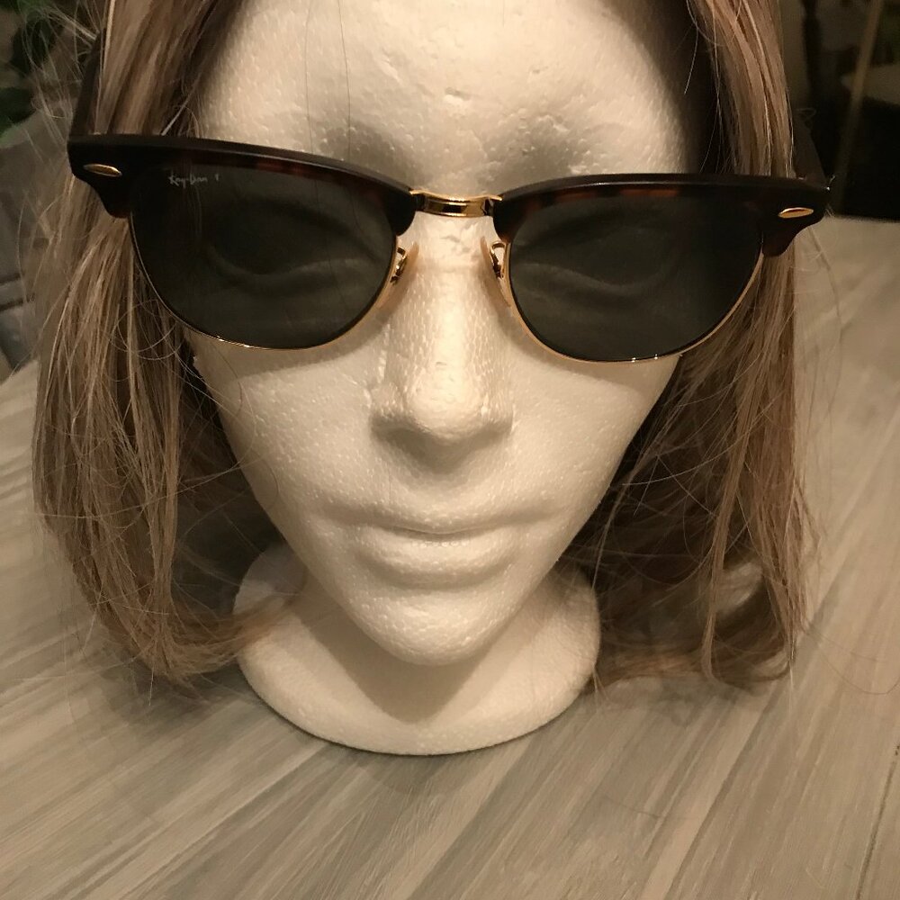 RayBan RB3016 Classic Polarized Clubmaster Sunglasses